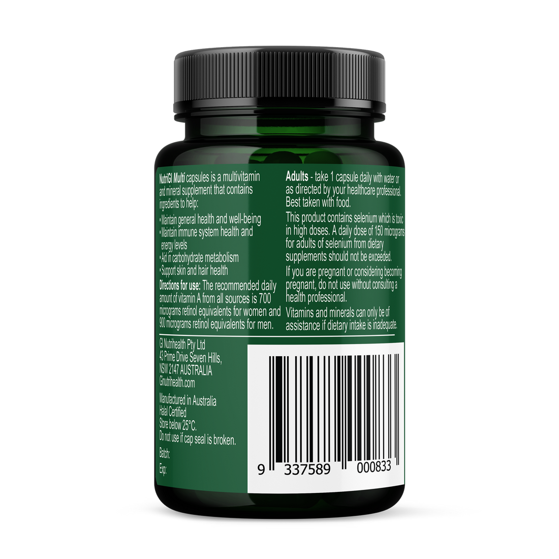 NutriGI Multi Multivitamins Australia